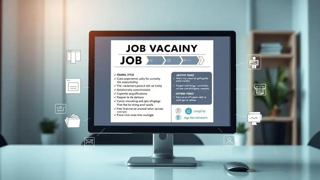 Quais informações incluir ao anunciar uma vaga de emprego Quais informações incluir ao anunciar uma vaga de emprego