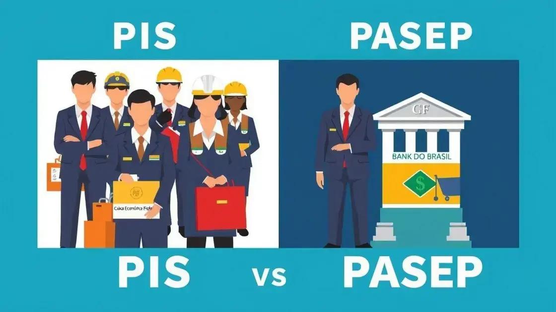 Diferença entre PIS e Pasep: entenda antes de consultar Diferença entre PIS e Pasep: entenda antes de consultar
